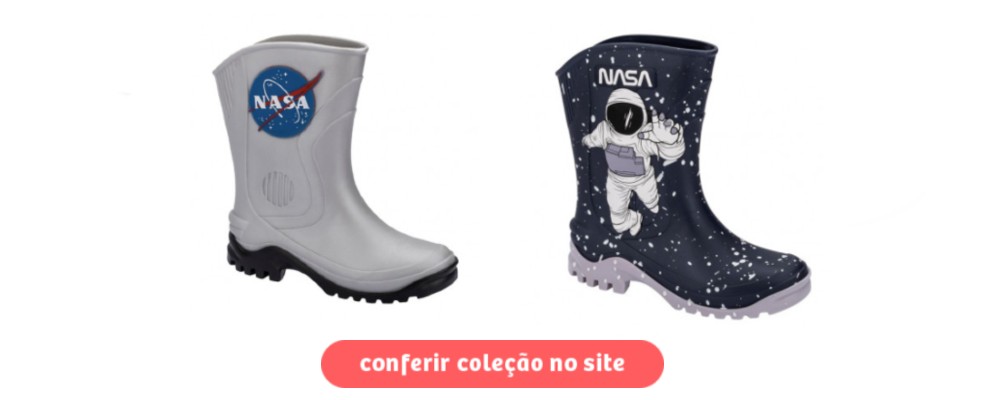 galocha infantil - NASA